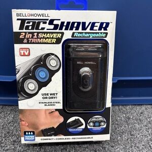 Bell + Howell TacShaver 2-in-1 Shaver & Trimmer